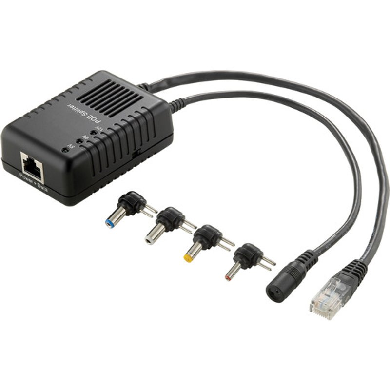 Fast Ethernet PoE Splitter 15,4W