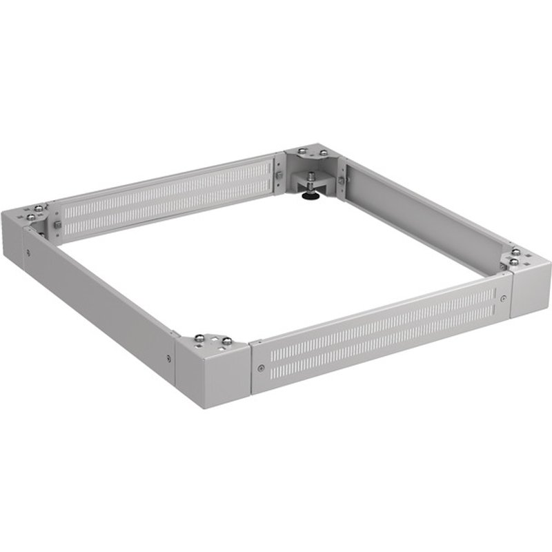Sockel für PRO 800x800 mm, H=100 mm, perf., RAL7035