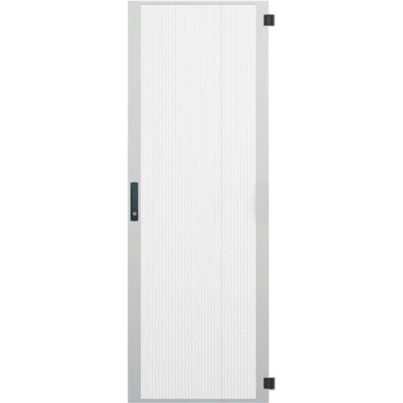 Tür für PRO 42HE, B=800, Stahl perf., 1-teilig, SH, RAL7035