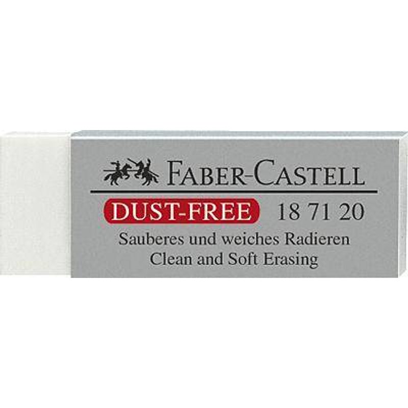 FABER-CASTELL Radierer Dust-free weiß