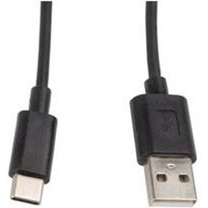 LANBERG USB-C(M)->USB-A(M)2.0 Kabel 1,0m schwarz