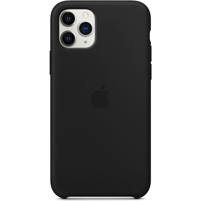 Coque en silicone Apple iPhone 11 Pro Max - Noir
