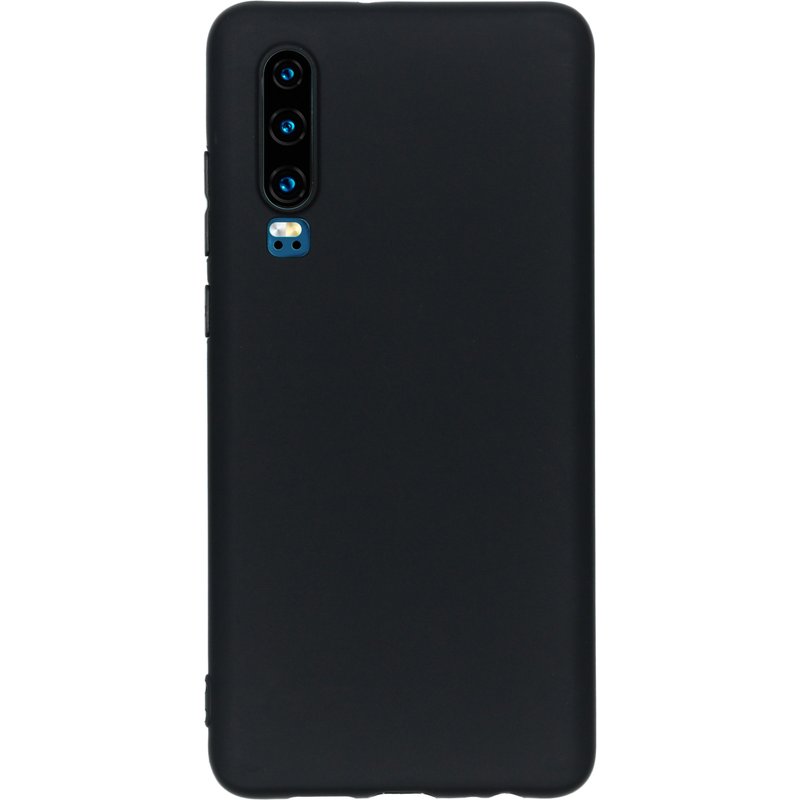 Coque Huawei P30 - Silicones et TPU (doux) - imoshion Coque/Coque silicone - étui téléphone Noir - Design Aucun