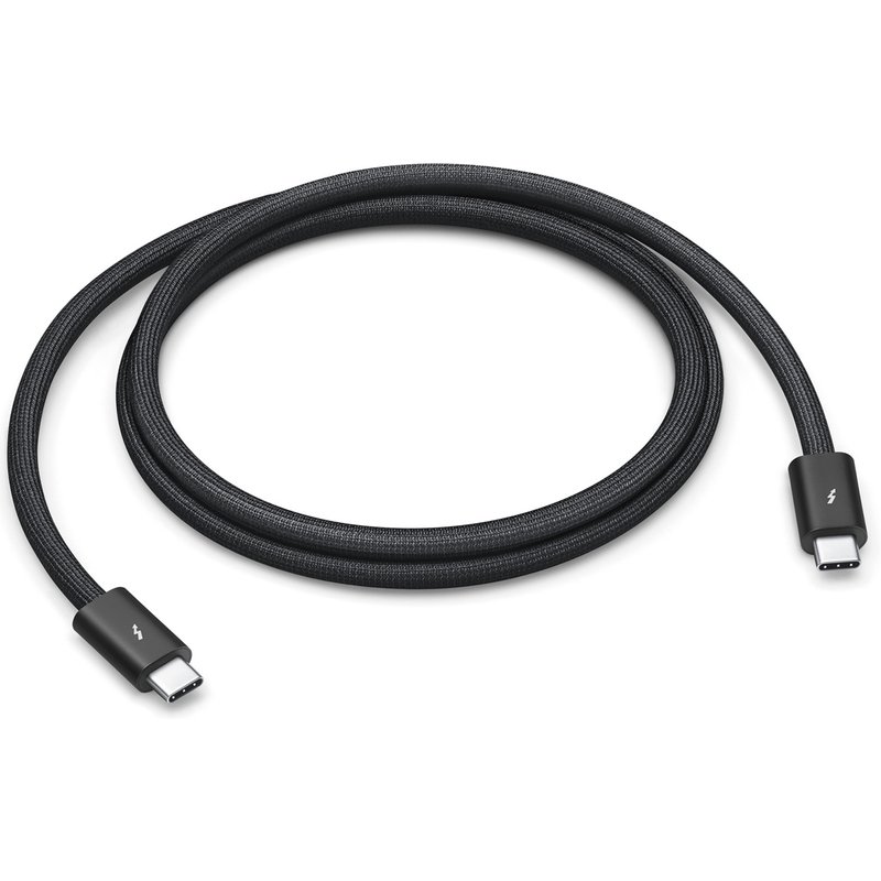 Apple Thunderbolt 4 (USB-C vers USB-C) Pro Cable - Câble de charge - 1 mètres - Noir
