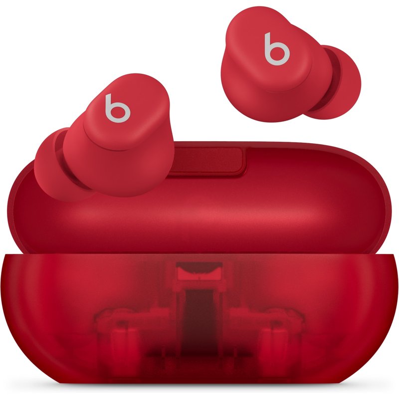 Beats Écouteurs sans fil Solo Buds - Écouteurs intra-auriculaires Bluetooth - Transparent Red