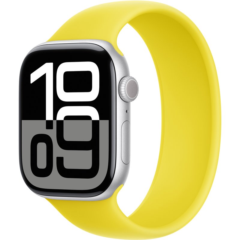 Bracelet Boucle unique en Silicone Apple Watch | 44/45/46/49 mm - Taille 11 - Star Fruit