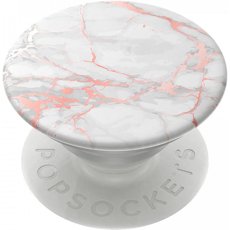 PopSockets PopGrip - Amovible - Rose Gold Lutz Marble