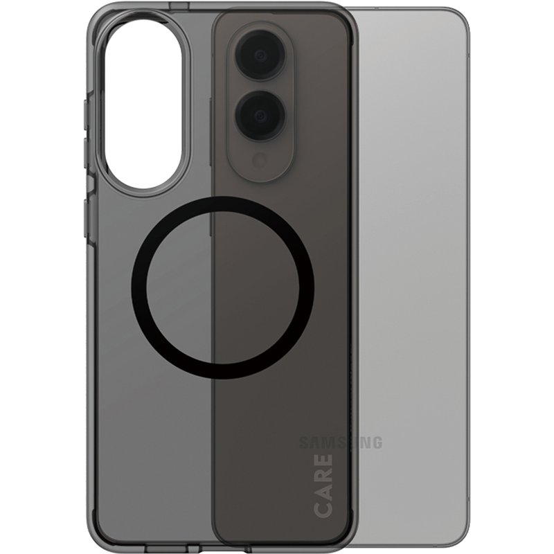 Coque Samsung Galaxy S25 Edge - Plastique recyclé - CARE by PanzerGlass Coque/Coque rigide - étui téléphone Noir - Shockproof