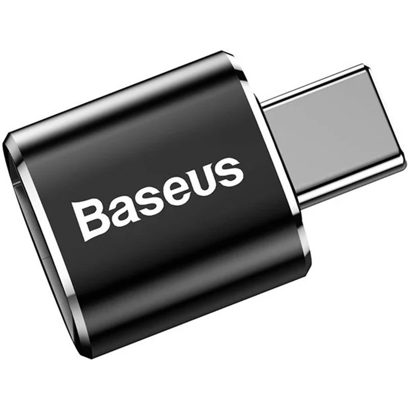 Baseus Adaptateur USB-A vers USB-C - OTG - Noir