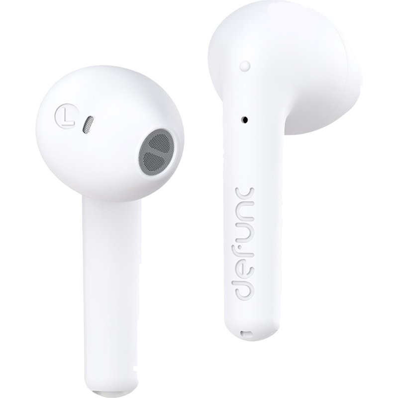 Defunc True Lite Earbuds - Écouteurs sans fil - Écouteurs sans fil Bluetooth - Avec suppression du bruit ENC - White