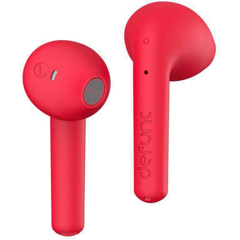Defunc True Lite Earbuds - Écouteurs sans fil - Écouteurs sans fil Bluetooth - Avec suppression du bruit ENC - Red