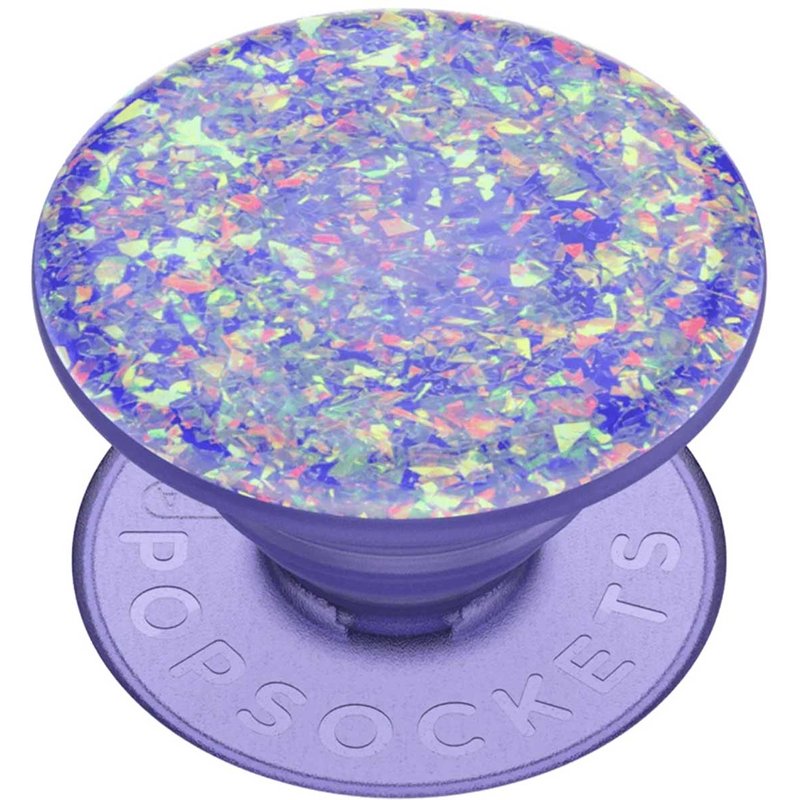 PopSockets PopGrip - Amovible - Iridescent Confetti Ice Purple