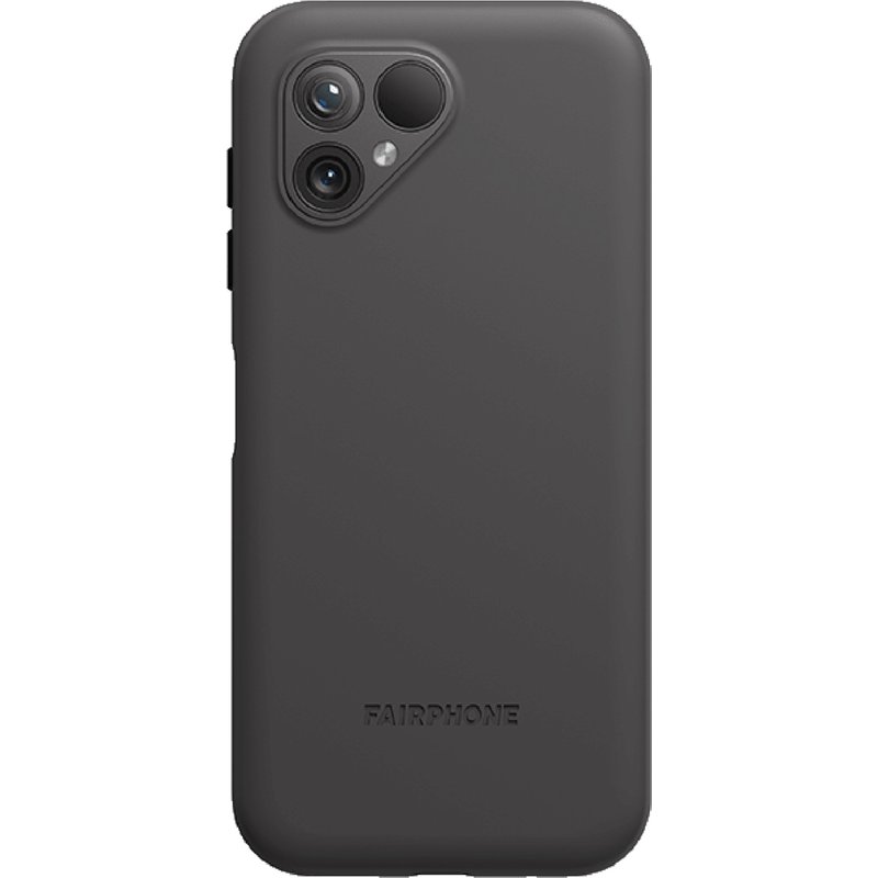 Coque Fairphone 5 - Silicones et TPU (doux) - Fairphone Coque/Coque silicone - étui téléphone Noir - Design Aucun