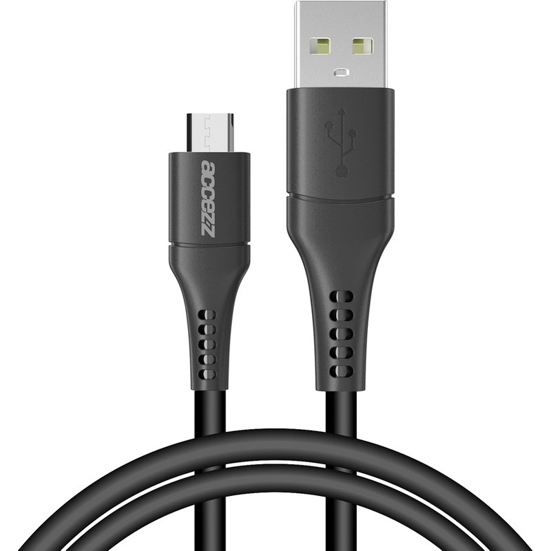 Accezz Câble Micro-USB vers USB - 1 mètre - Noir