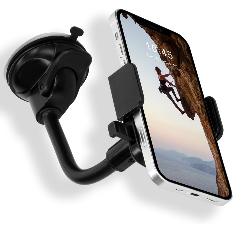 Accezz Support de téléphone pour voiture - Universel - Pare-brise - Noir