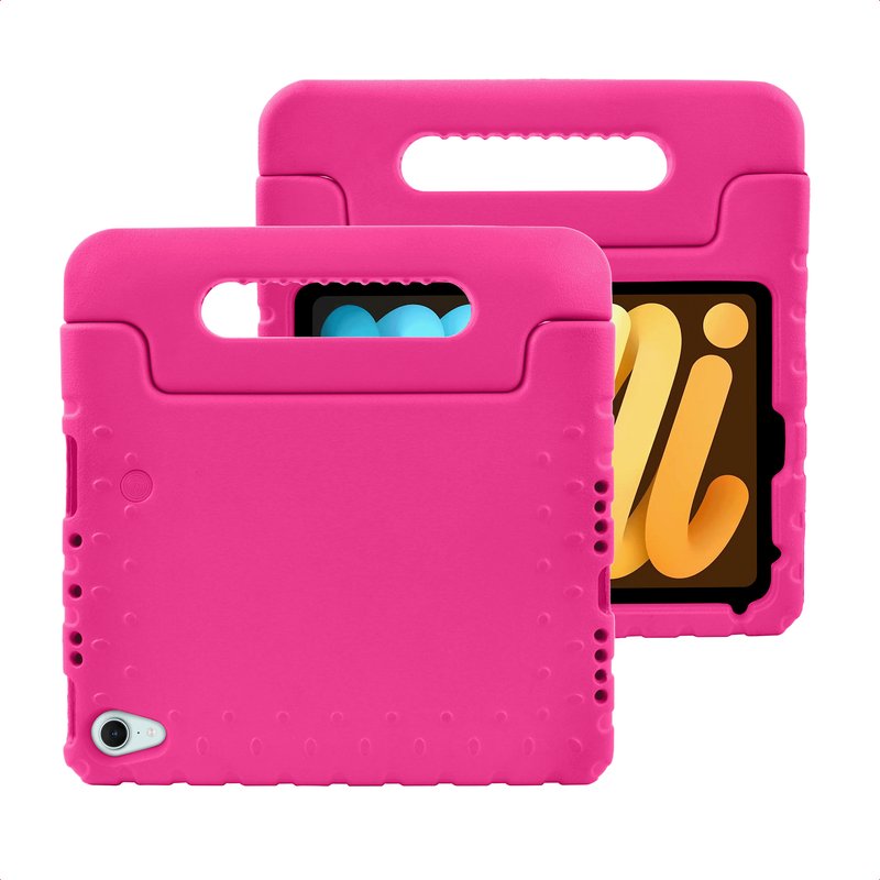 imoshion Coque kidsproof avec poignée Apple iPad Mini 7 (2024) / iPad Mini 6 (2021) - Rose