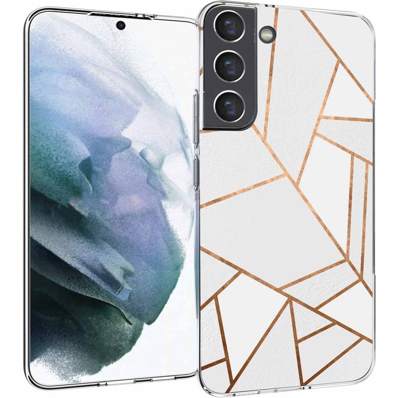 imoshion Coque Design Samsung Galaxy S22 Plus - White Graphic