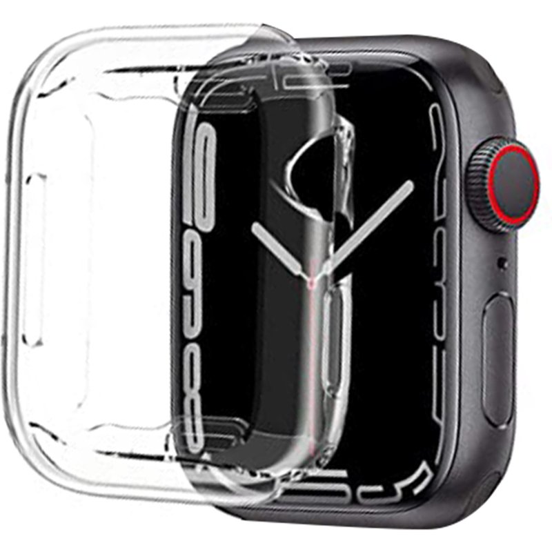 imoshion Coque souple à couVerture complète Apple Watch Series 7 / 8 / 9 - 45 mm - Transparent