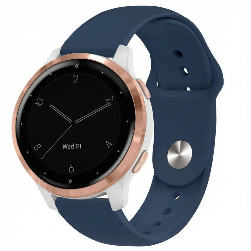 imoshion Bracelet sport en silicone - Connexion universelle 18 mm - Bleu foncé