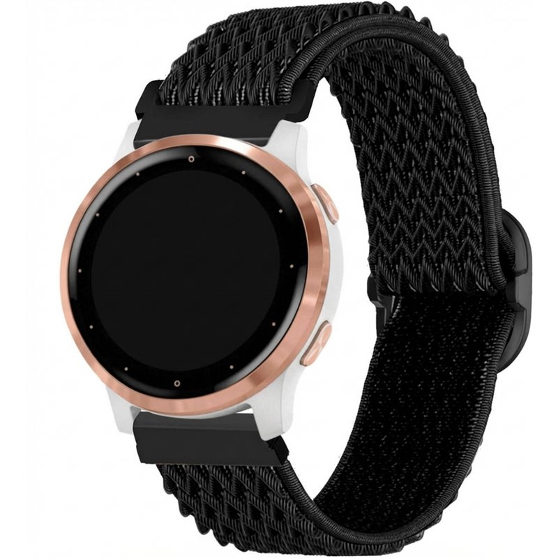 imoshion Bracelet en nylon élastique - Connexion universelle 18 mm - Noir