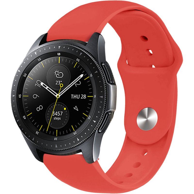 imoshion Bracelet sport en silicone - Connexion universelle 20 mm - Rouge