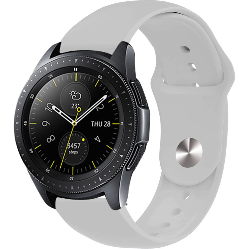 imoshion Bracelet sport en silicone - Connexion universelle 20 mm - Gris