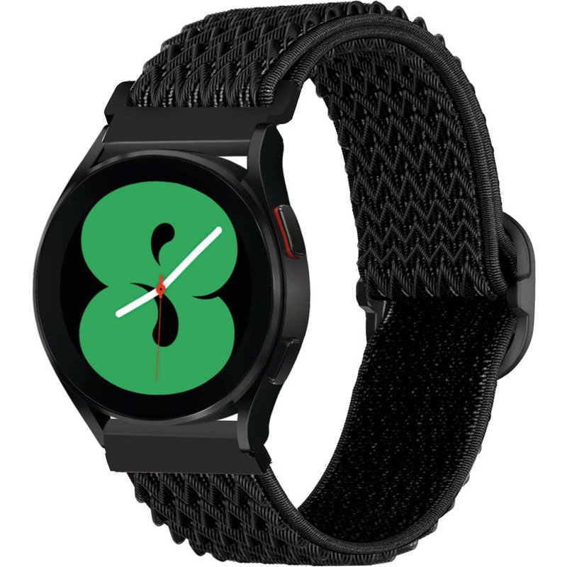 imoshion Bracelet en nylon élastique - Connexion universelle 20 mm - Noir