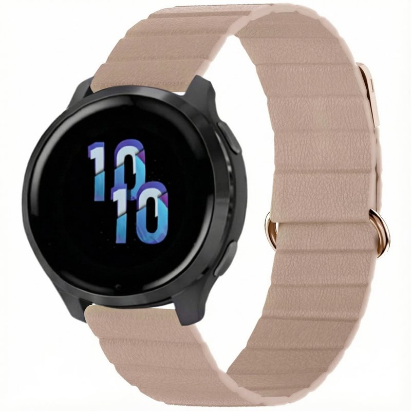 imoshion Bracelet en cuir magnétique - Connexion universelle 22 mm - Beige