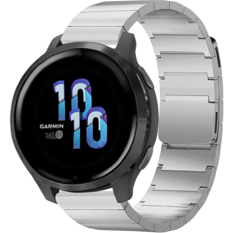 Selencia Bracelet magnétique en acier - Connexion universelle 22 mm - Argent