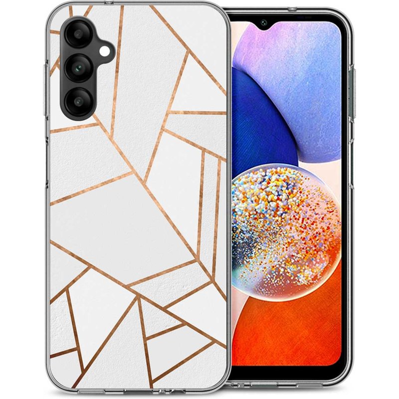 imoshion Coque Design Samsung Galaxy A14 (5G/4G) - White Graphic