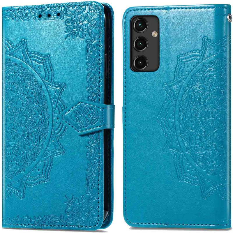 Coque Samsung Galaxy A14 (4G) - Similicuir - imoshion Coque portefeuille - étui téléphone Turquoise - Design Aucun