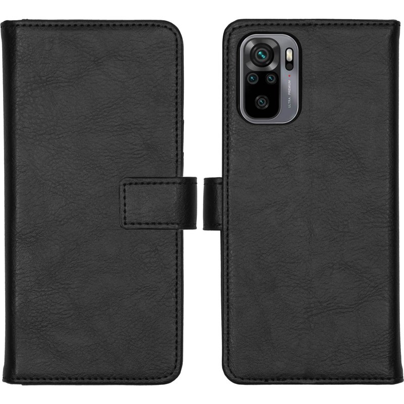 imoshion Étui de télephone portefeuille Xiaomi Redmi Note 10 (4G) / Note 10S - Noir