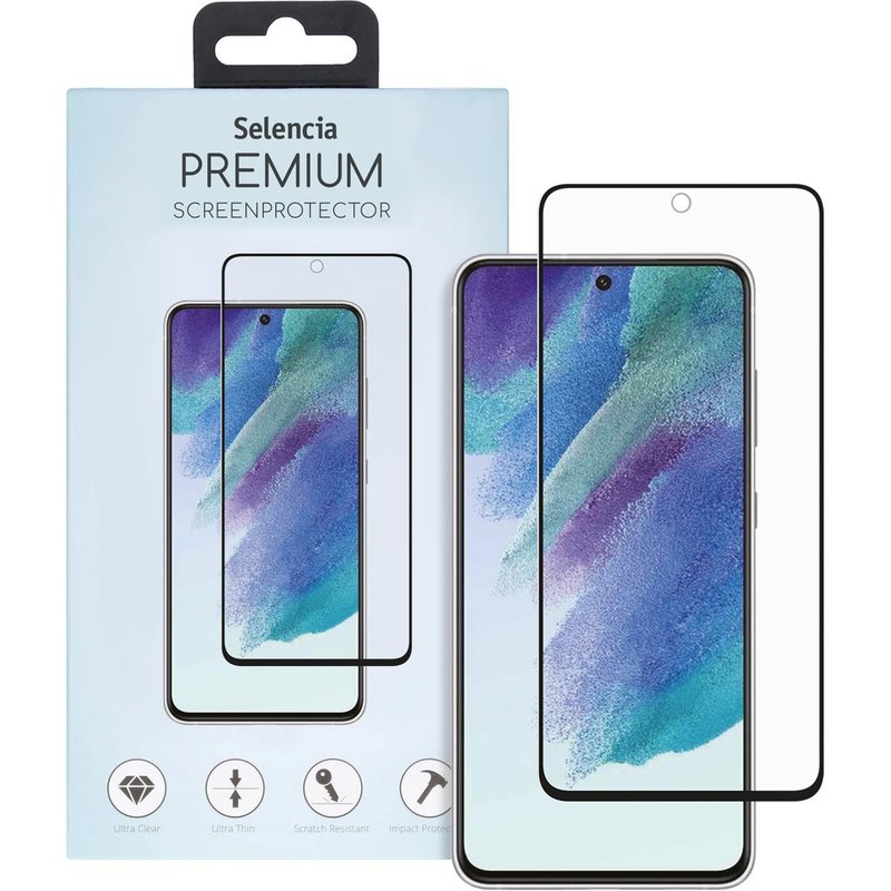 Selencia Protection d'écran premium en verre trempé Samsung Galaxy S21 FE
