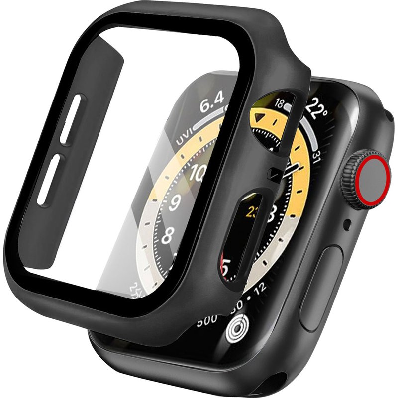 imoshion Coque rigide à couVerture complète Apple Watch 4 / 5 / 6 / SE - 44 mm - Noir