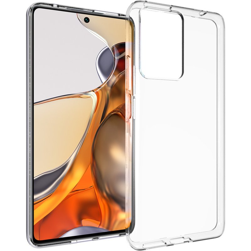 Coque Xiaomi 11T Pro - Silicones et TPU (doux) - Accezz Coque/Coque silicone - étui téléphone Transparent - Design Aucun