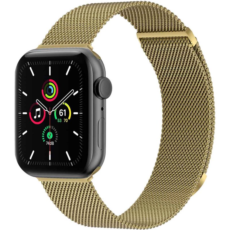 imoshion Bracelet magnétique milanais Apple Watch | 44/45/46/49 mm - Taille M - Doré