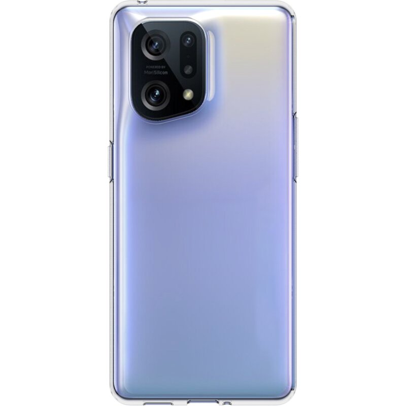 Coque Oppo Find X5 5G - Silicones et TPU (doux) - imoshion Coque/Coque silicone - étui téléphone Transparent - Design Aucun