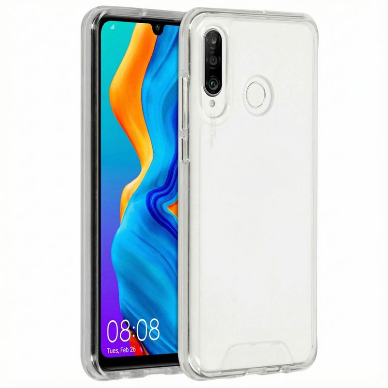 Coque Huawei P30 Lite - Plastique - Accezz Coque/Coque rigide - étui téléphone Transparent - Shockproof - Design Aucun