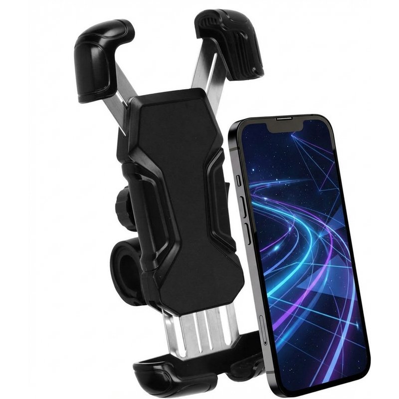 imoshion Rugged Bicycle Phone Holder - Porte-téléphone vélo - Universel - Ajustable - Noir