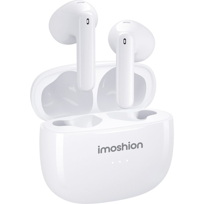 imoshion Écouteurs Aura - Écouteurs sans fil - Écouteurs sans fil Bluetooth - Blanc