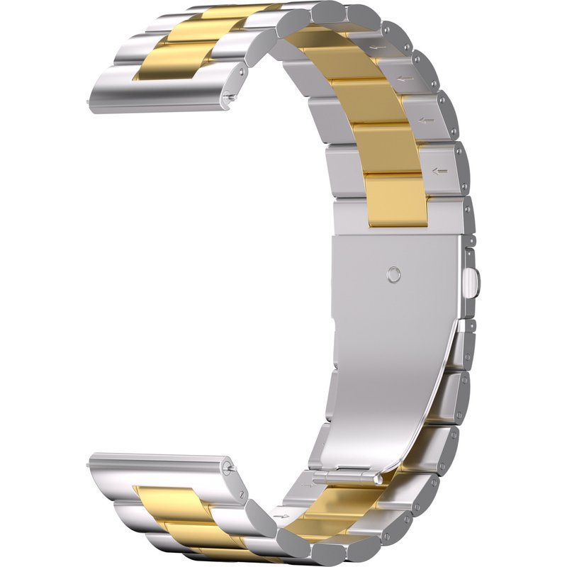 imoshion Bracelet en acier - Connexion universelle 22 mm - Argent et Or