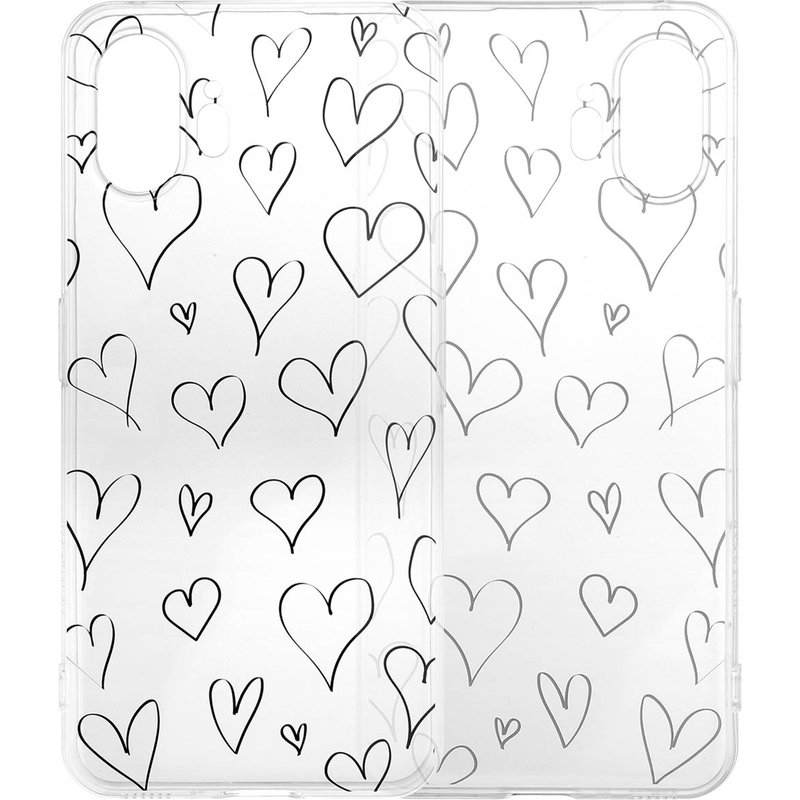 Coque Nothing Phone (2) - Silicones et TPU (doux) - imoshion Coque/Coque silicone - étui téléphone Heart - Design Petits Cœurs