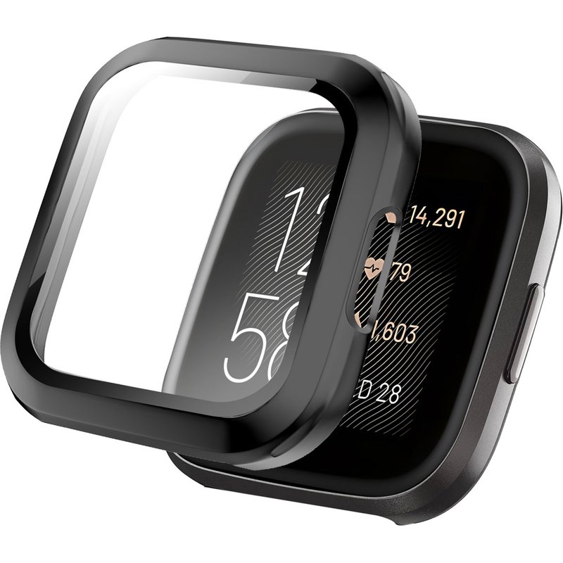 imoshion Coque rigide à couVerture complète Fitbit Versa 2 - Noir
