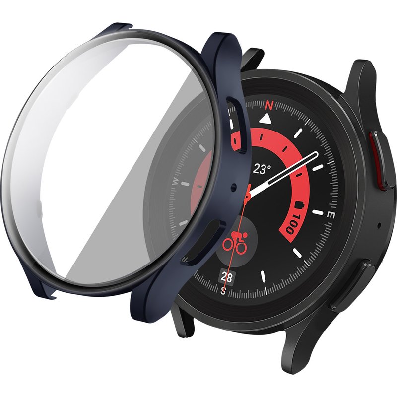 imoshion Coque rigide à couVerture complète Samsung Galaxy Watch 6 - 40 mm - Bleu foncé