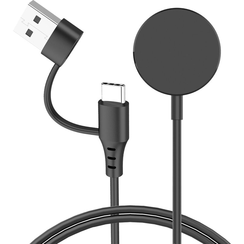 imoshion Câble de charge pour Samsung Galaxy Watch USB-C et USB-A - 2 mètres