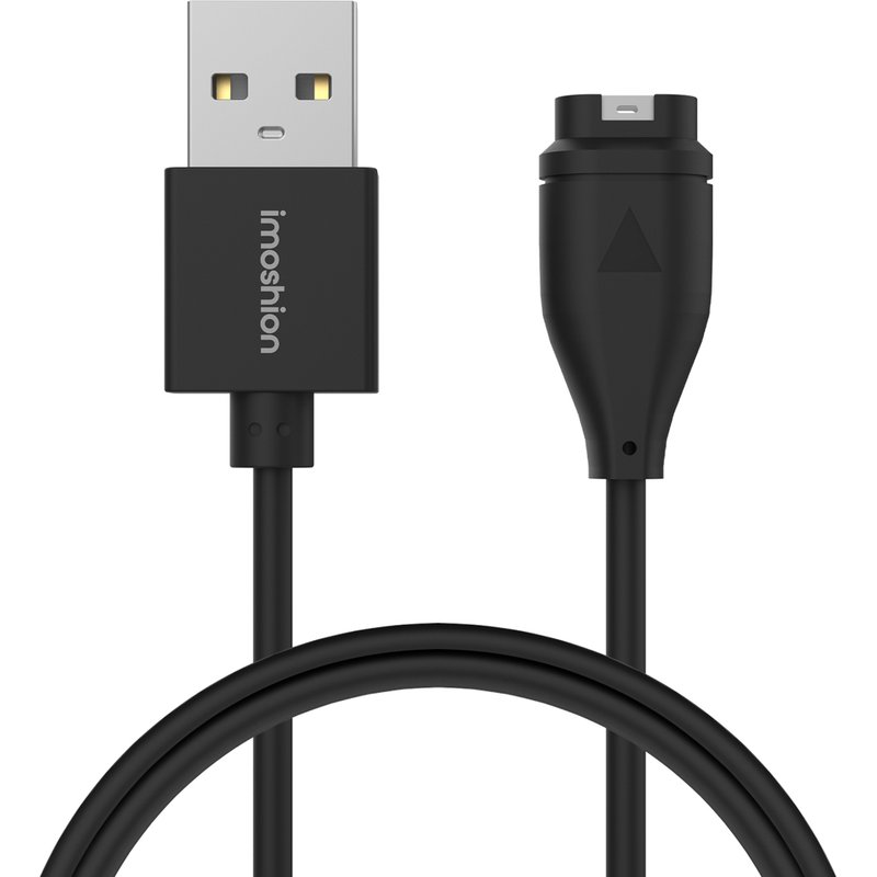 imoshion Câble de chargement USB-A Garmin Watch - 1 mètre