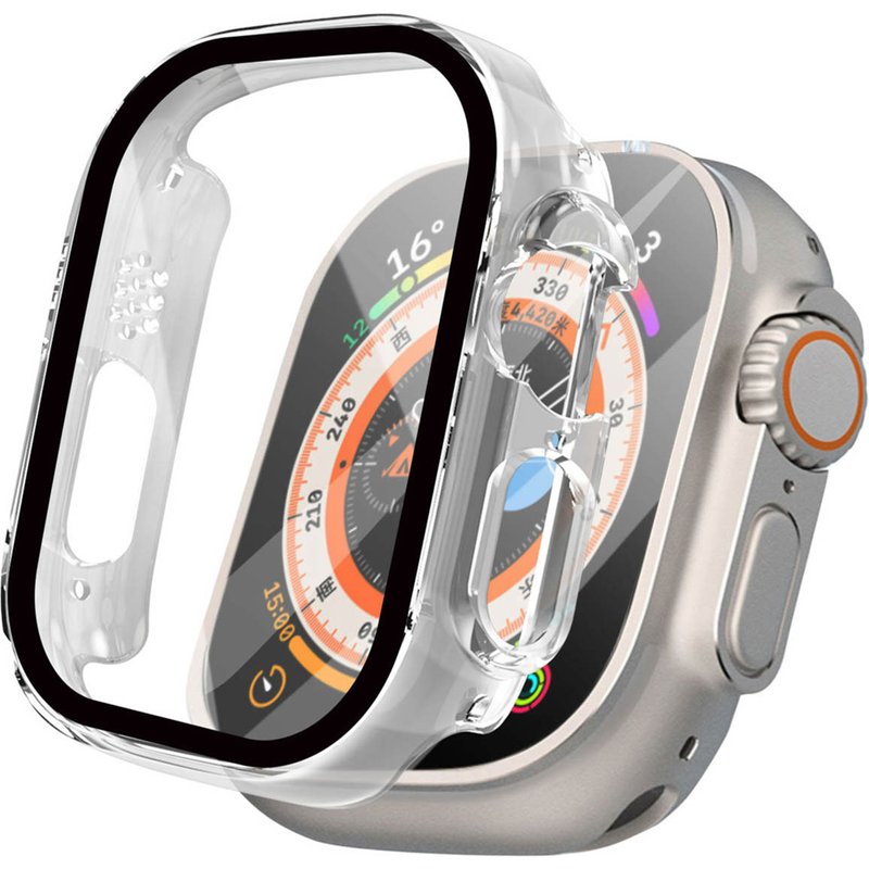 imoshion Coque rigide à couVerture complète Apple Watch Ultra / Ultra 2 / Ultra 3 - 49 mm - Transparent