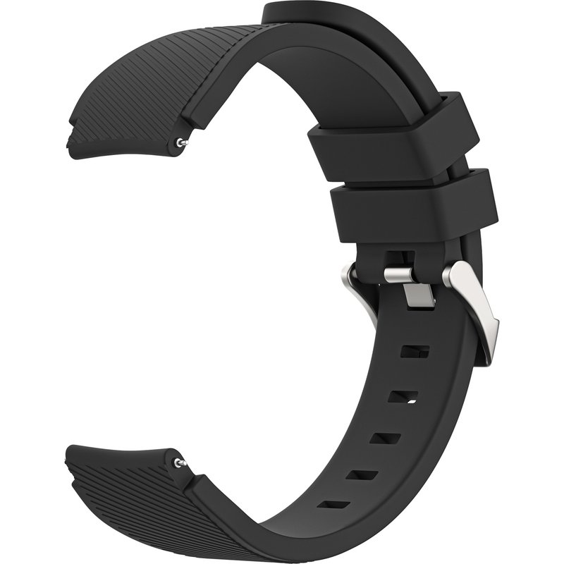 imoshion Bracelet en silicone flexible - Connexion universelle 20 mm - Noir