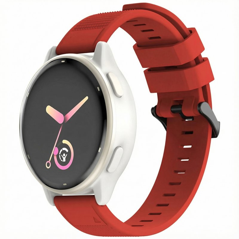imoshion Bracelet QuickFit® en silicone - Connexion Garmin 22 mm - Rouge