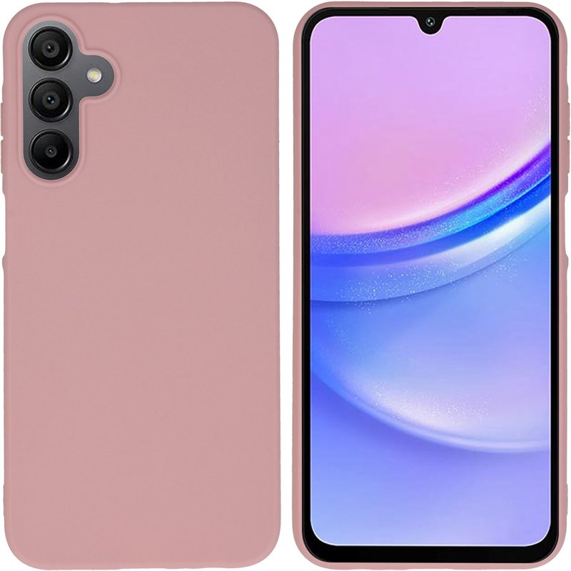 Coque Samsung Galaxy A15 (5G) - Silicones et TPU (doux) - imoshion Coque/Coque silicone - étui téléphone Rose clair - Design Aucun
